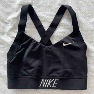nike pro sports bra, size xs